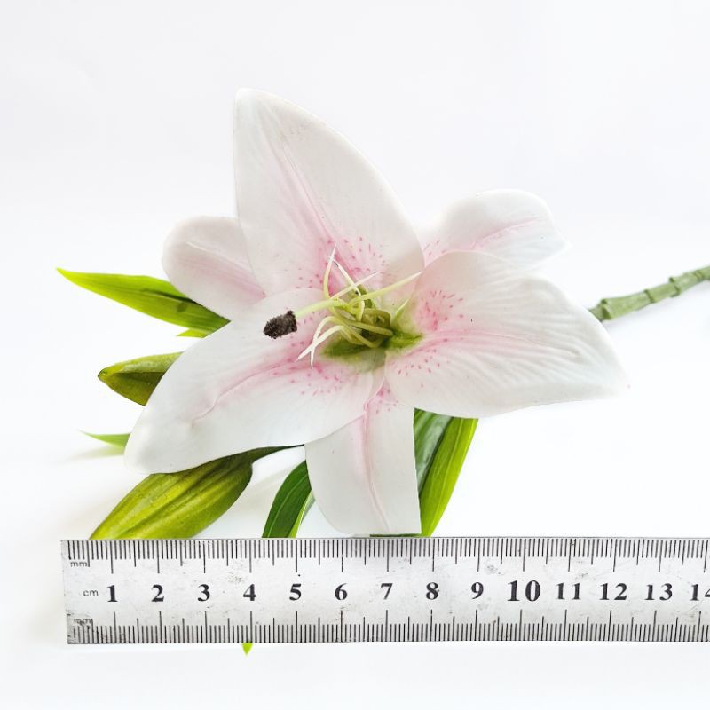 AF01 Bunga Lily Artificial Cantik Dekorasi Rumah Ruang Buket Wedding