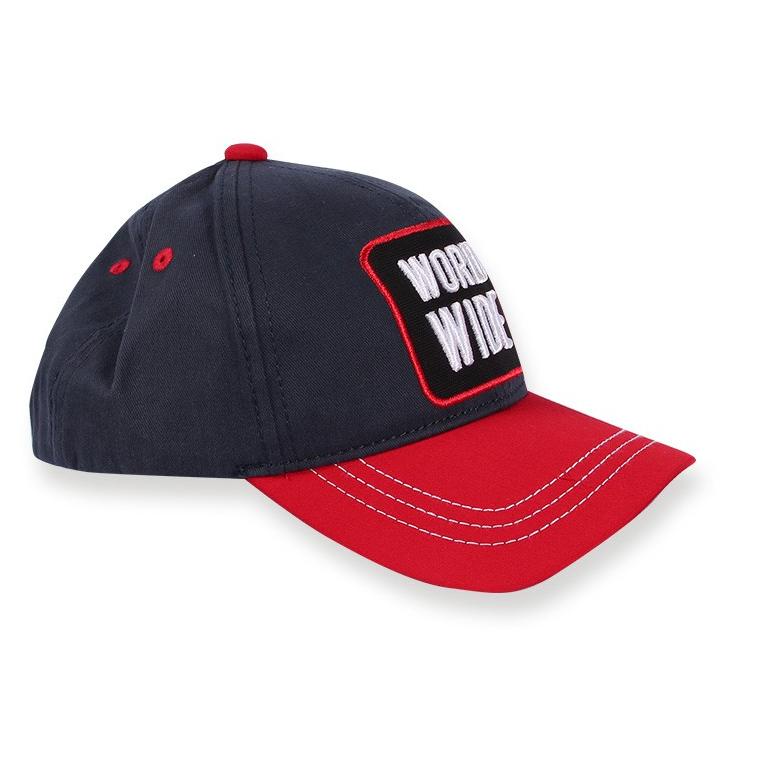 ヘ Twist Kids - Topi Baseball World Wide Warna Navy ↷