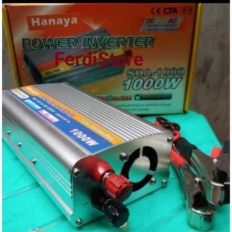 Jual Power Inverter Hanaya dc to ac 1000 wattt pure sine wave | Shopee ...