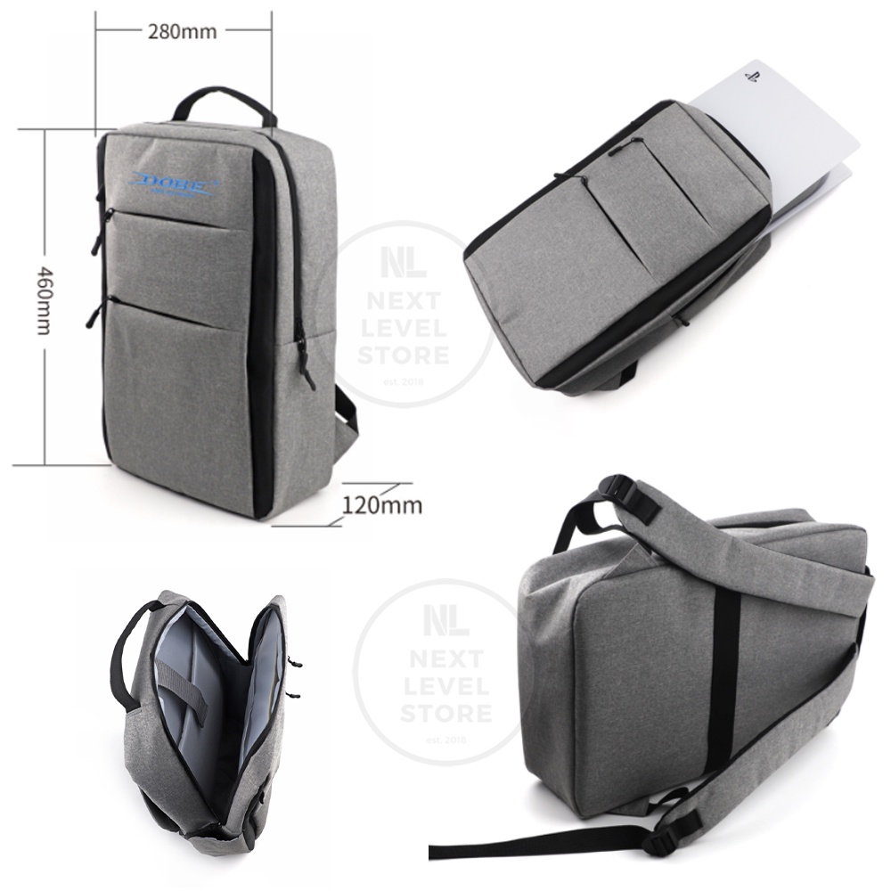 DOBE PS5 XBOX Storage Bag Case Travel Backpack TY0823 Tas PS 5 - Original DOBE TY-0823