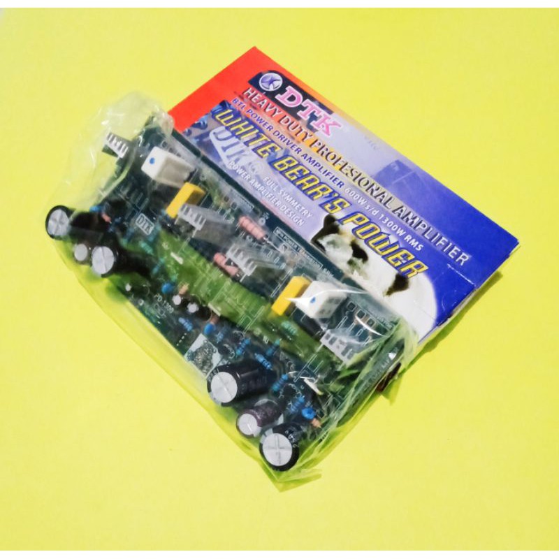 DTK BTL Power Driver Amplifier 600 - 1300 Watt Full Symmetry Design PD 1300