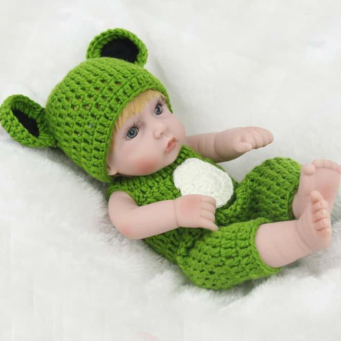 4Kgp Paupau Boneka Bayi Perempuan Bahan Silikon Lembut Ukuran 28Cm Gefs