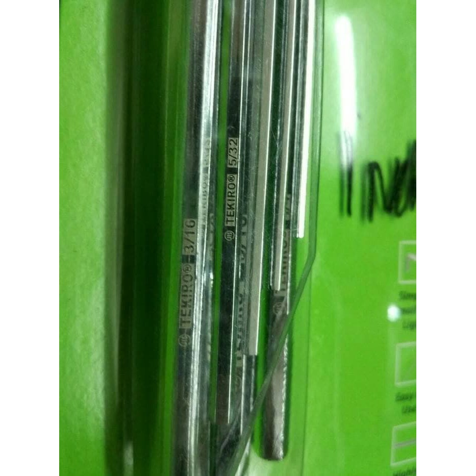 KUNCI L TEKIRO INCHI SET 8 PCS