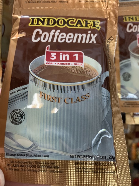 Indocafe coffemix renceng 10 sachet x 20gr