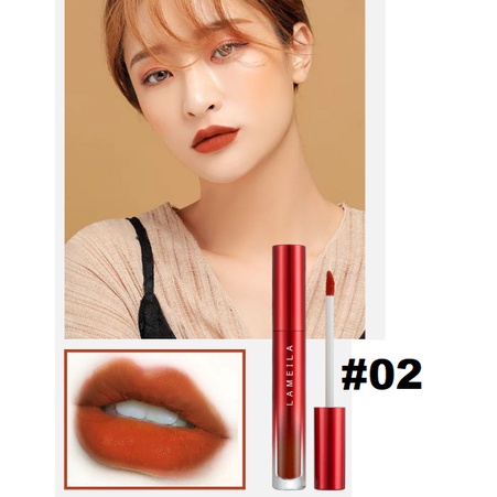 LAMEILA JUST RED EDITION MATTE LIPSTICK 2026 ~ LAMEILA LIQUID MOISTURIZING LIP GLOSS 2026
