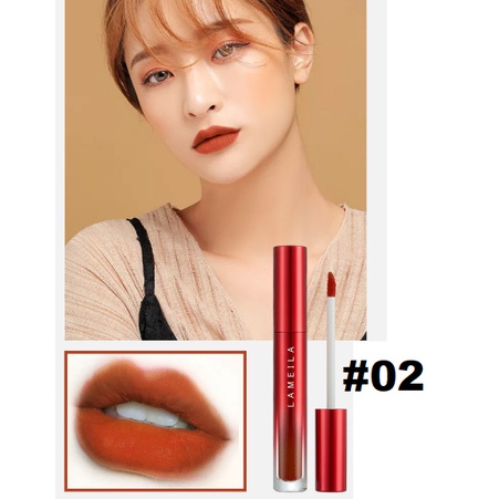 LAMEILA JUST RED EDITION MATTE LIPSTICK 2026 ~ LAMEILA LIQUID MOISTURIZING LIP GLOSS 2026