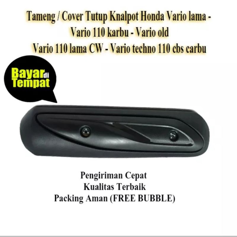 TUTUP KNALPOT/COVER KNALPOT/PELINDUNG KNALPOT VARIO 110 KARBU VARIO 110 CW VARIO CBS KARBU