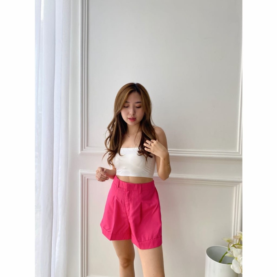 celana pendek highwaist wanita Emily Shorts / Short wanita A002