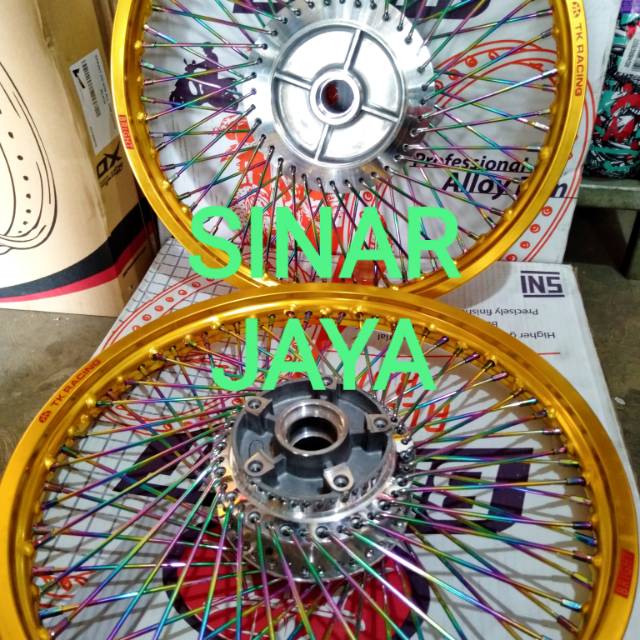 Velg jari seribu tk bright atau tk racing ring 17 vixion jupiter z mx king rk king ninja mio dll