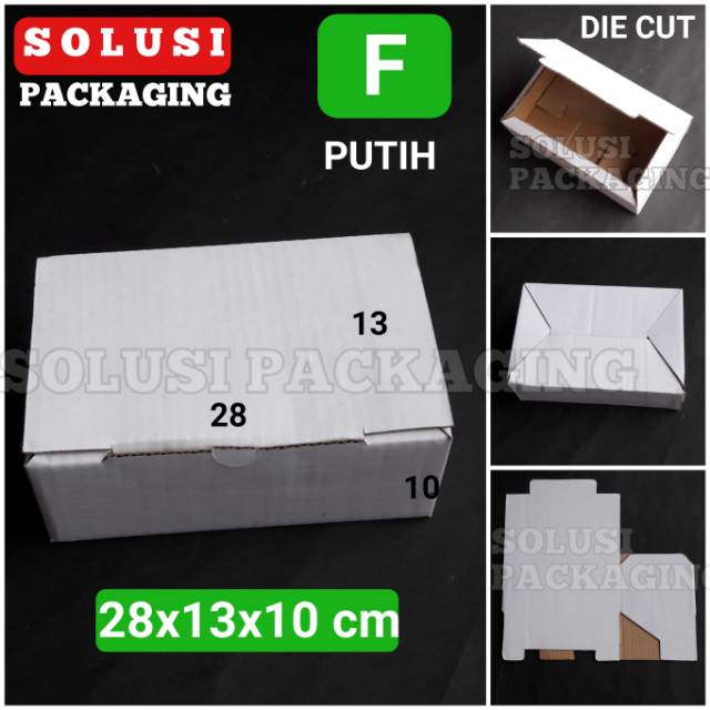 

KARDUS 28X13X10 PUTIH ISI 10 PCS tipe F | KARDUS PACKING KARDUS POLOS KARDUS SEPATU KOTAK AKSESORIS DOS BOX