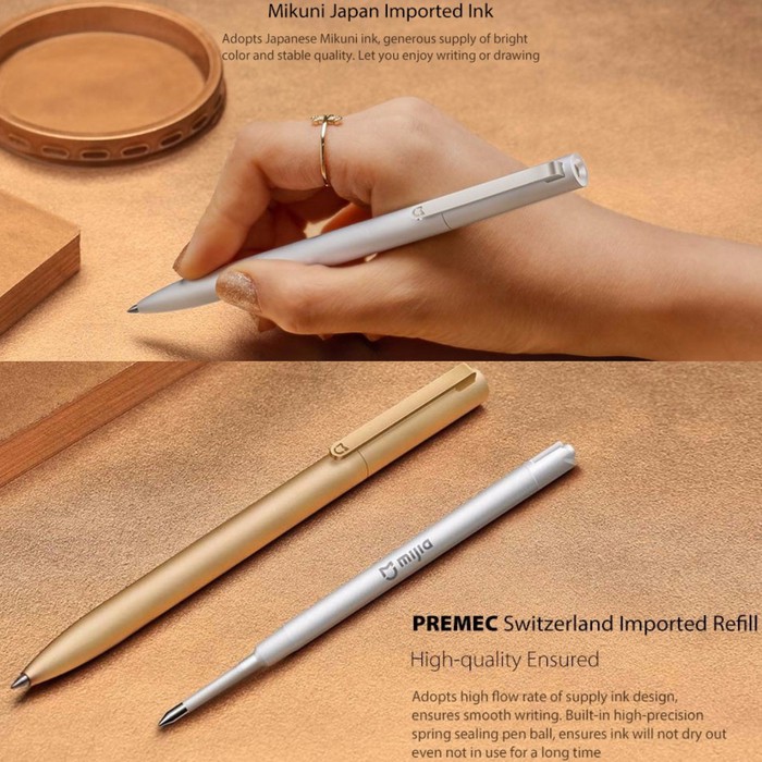 

NEW SALE XIAOMI MI PEN REFILL PULPEN METAL SIGNATURE - 3PCS