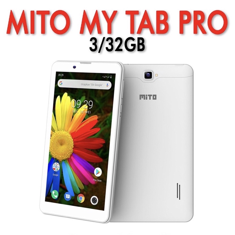 Tablet Mito 4G ram 3gb rom 32gb dual sim