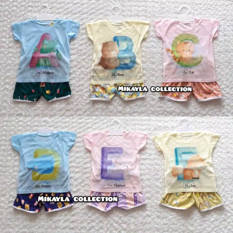 Setelan Baju Celana Anak Bahan Adem Lembut