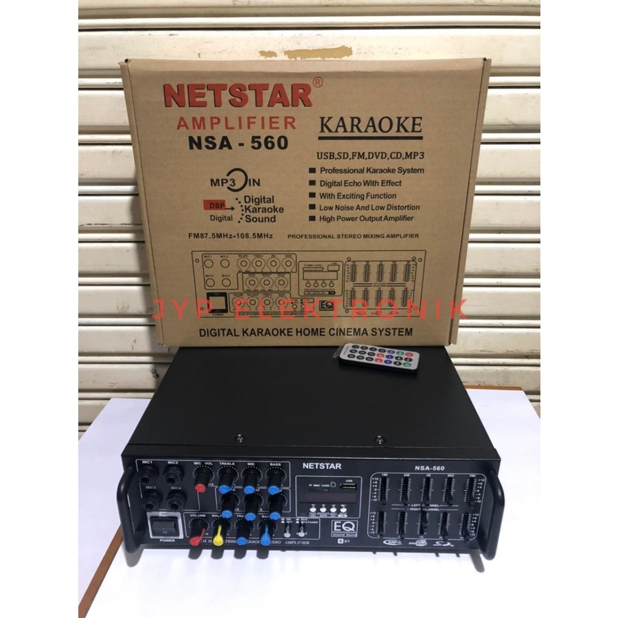 AMPLIFIER KARAOKE NETSTAR NSA 560 / NETSTAR NSA560 BLUETOOTH