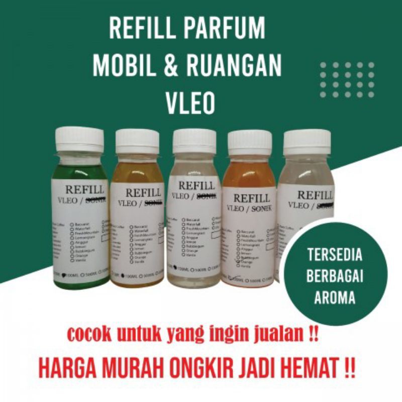 REFILL VLEO PEWANGI MOBIL 100 ML