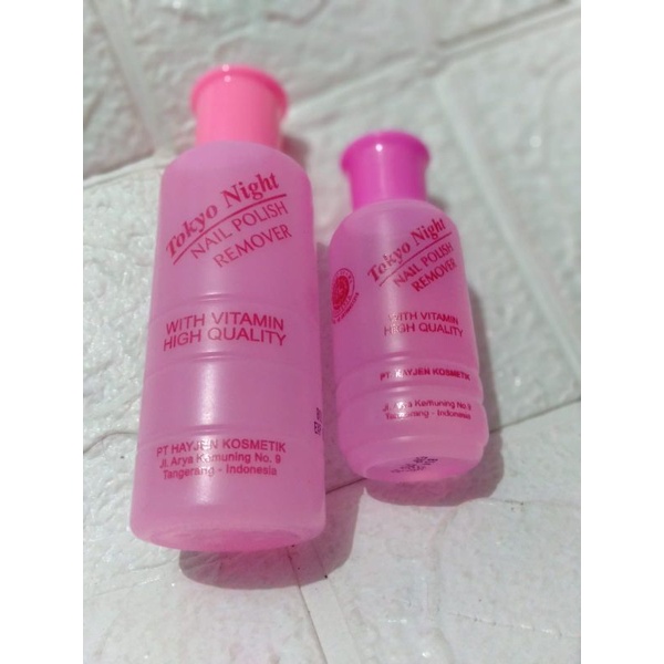 Aseton pembersih kutek besar dan kecil