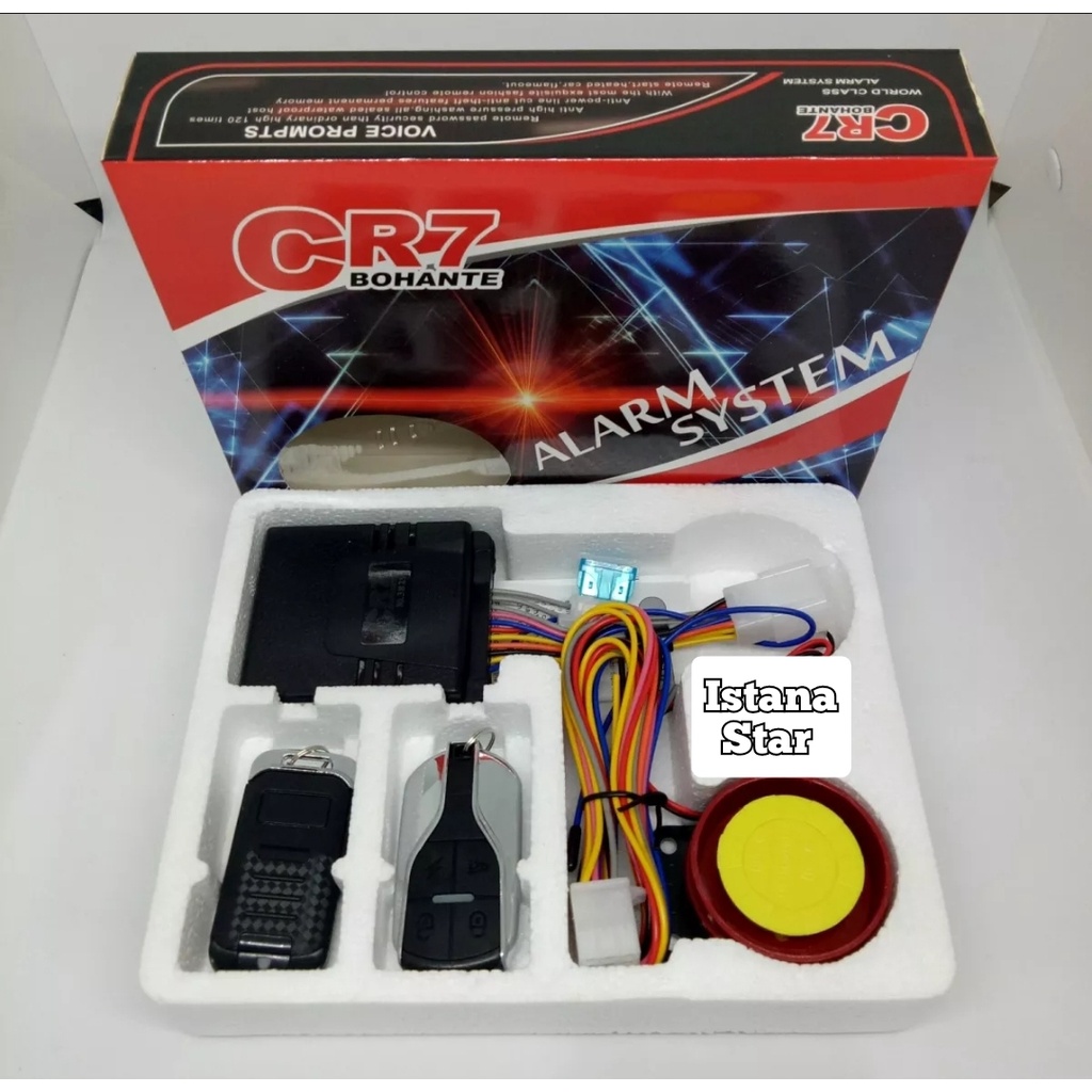 Alarm Motor Alarm Remote CR 7 Universal Semua Motor