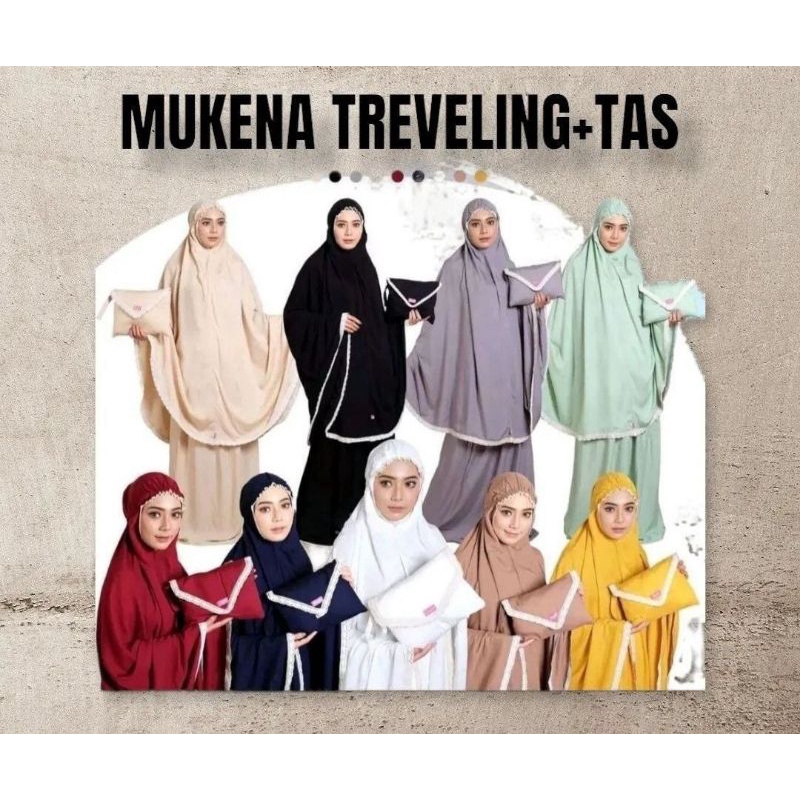 MUKENA TRAVELING BAHAN HYGET PREMIUM GRADE A