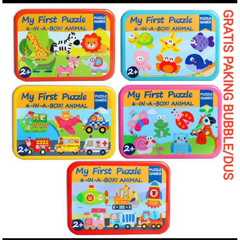 Mainan Edukatif / Puzzle Kayu / Jigsaw Puzzle Anak My First Puzzle