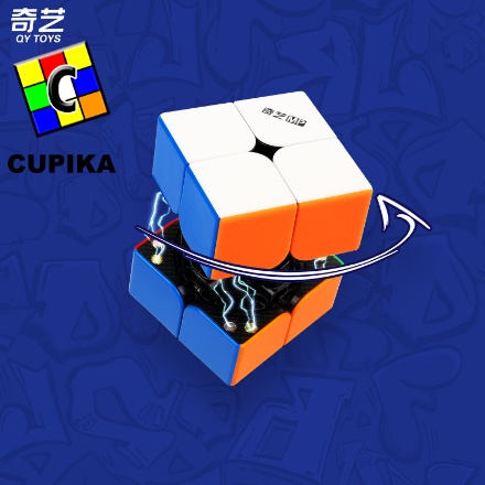 Rubik 2x2 QiYI Magnetic 2x2 MP Series Magnetic Stickerless 2x2 Qi Yi