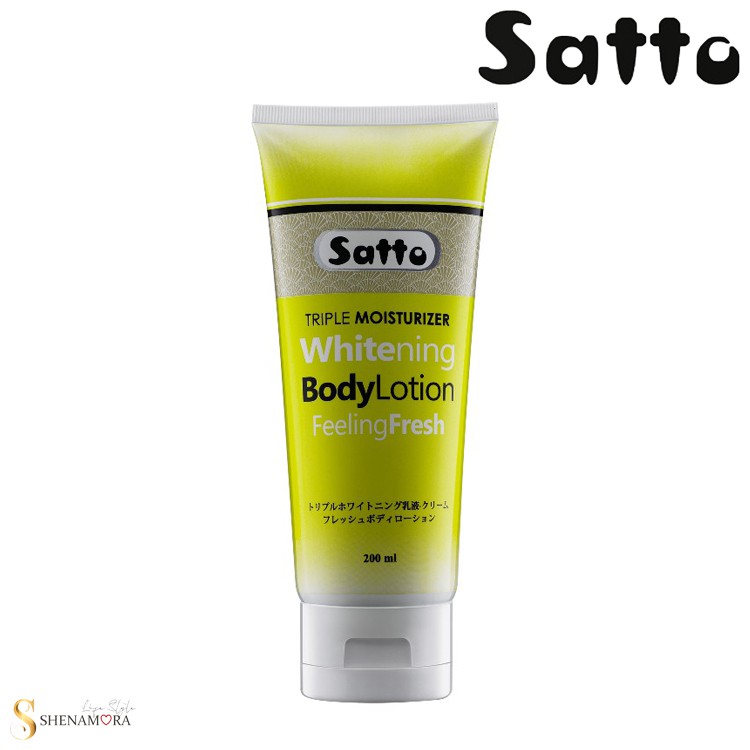 SATTO BODY LOTION TRIPLE MOISTURIZING FEELING FRESH 200 ML
