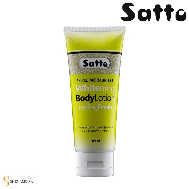 SATTO BODY LOTION TRIPLE MOISTURIZING FEELING FRESH 200 ML