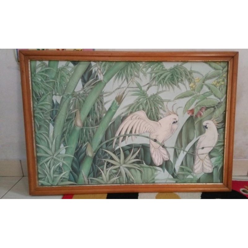 lukisan burung Kaka tua