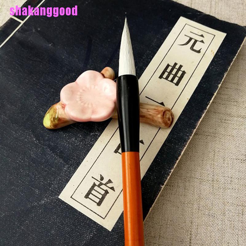 Skk Holder Sumpit Bentuk Bunga Sakura Bahan Keramik