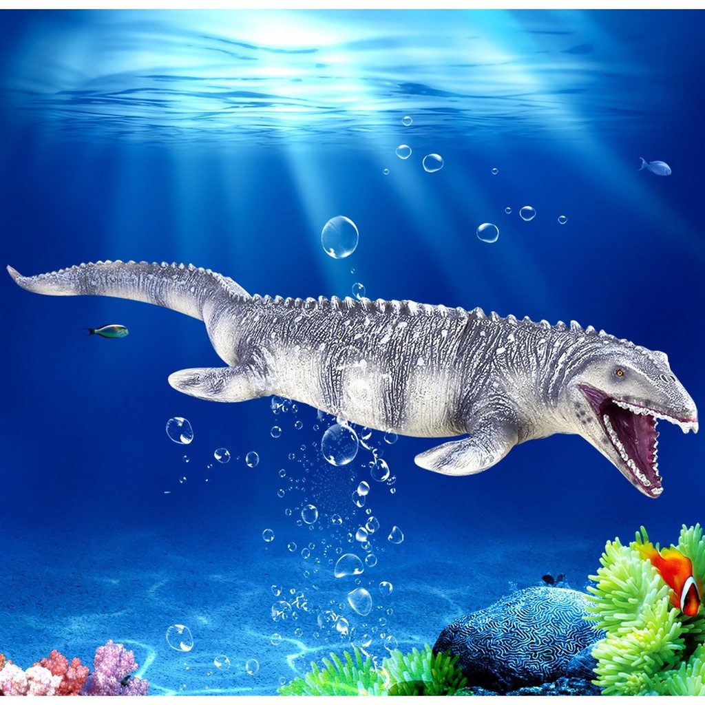 Mosasaurus Figure Dinosaurus Model Simulasi Dino