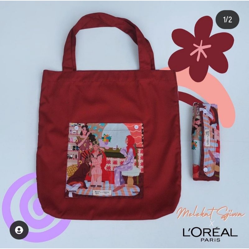 Tote Bag L'Oreal Paris X Melekat Sejiwa