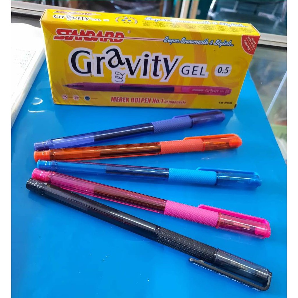 

Standard Pulpen Gravity Gel Bolpen Bolpoin Ballpoint Ballpen murah