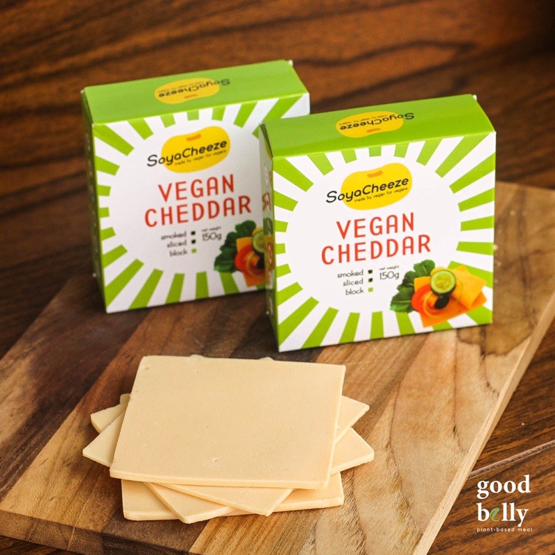 

Vegan Smoked Cheddar Soya Cheese (Soya Cheeze by Madree Vegan Cheese)