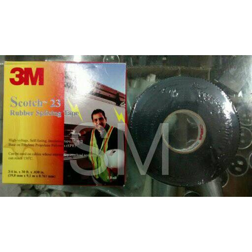 

Rubber Splicing Tape Isolasi karet 3M Scotch 23
