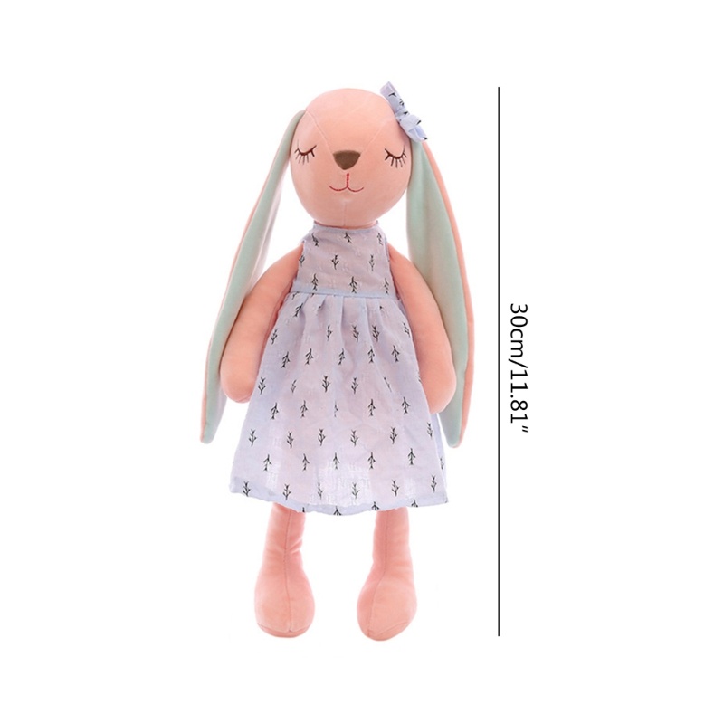 Mary 35cm/14in Plush Untuk Boneka Stuffed Animal Bunny Mainan Lembut Nyaman Kelinci Untuk Boneka Edukasi Dini Mainan Home Decorat