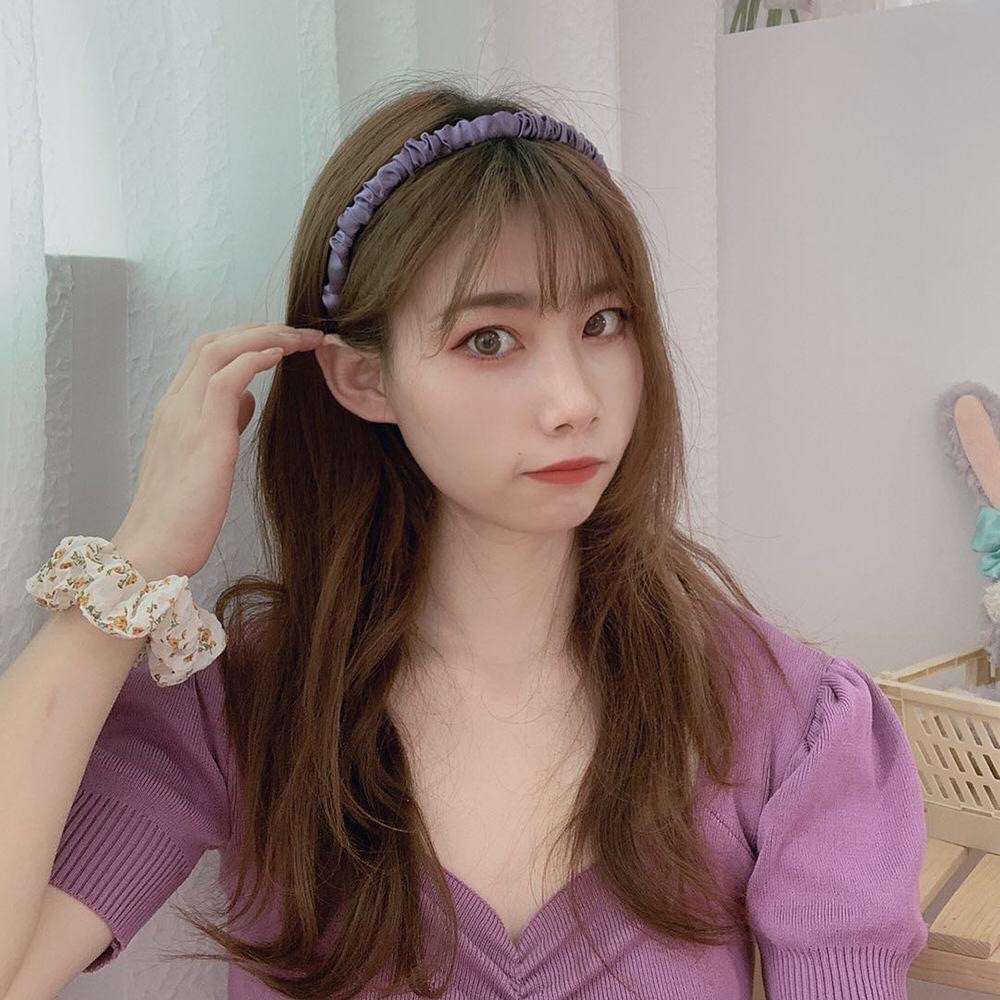 Bando Korea Kerut Scrunchie Model Terbaru / Bando Wanita Kekinian