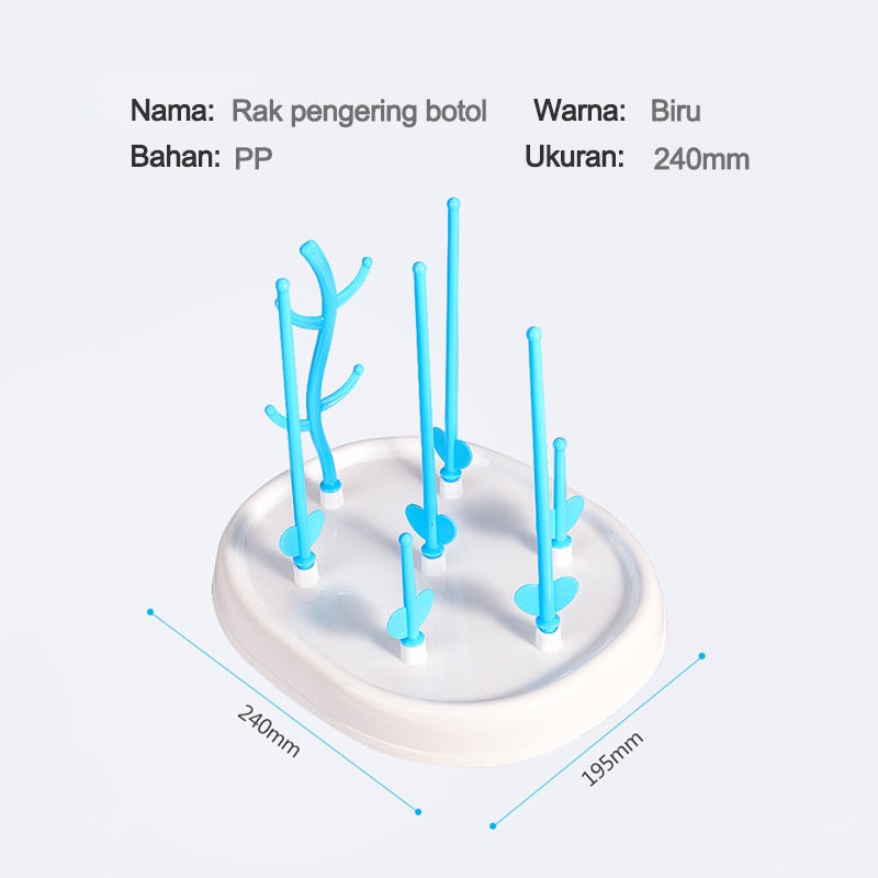 Rak botol susu bayi/Drying Rack Rak Pengering Botol/Rak pengering botol susu bayi  L63