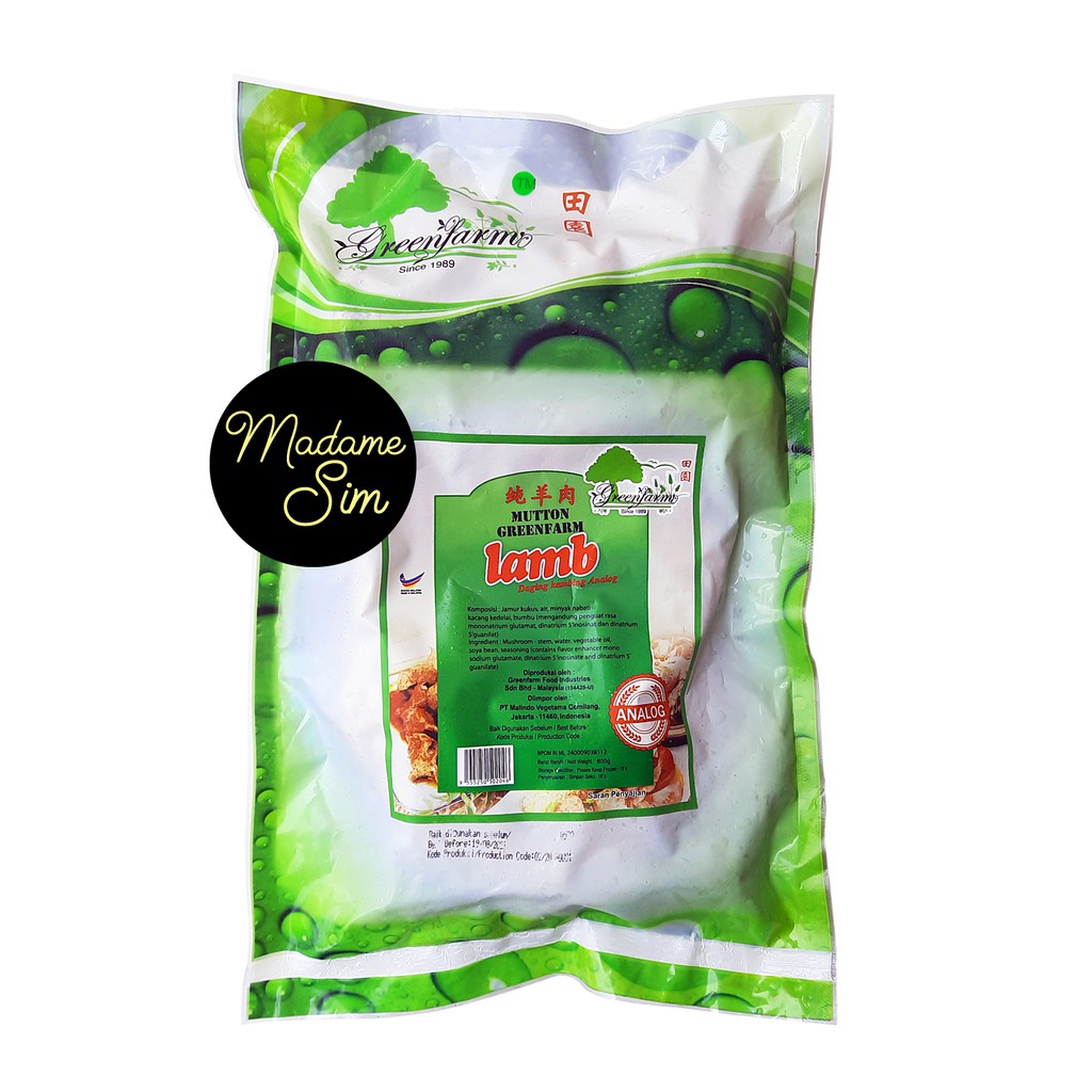 

VEGETARIAN LAMB - DAGING DOMBA VEGETARIAN (800 GR)