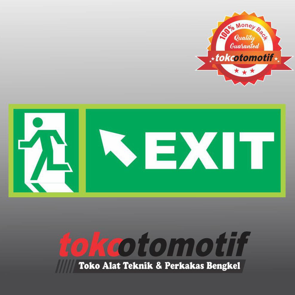 

Sticker Safety Sign K3 Tanda Arah Exit Top Left Best Seller