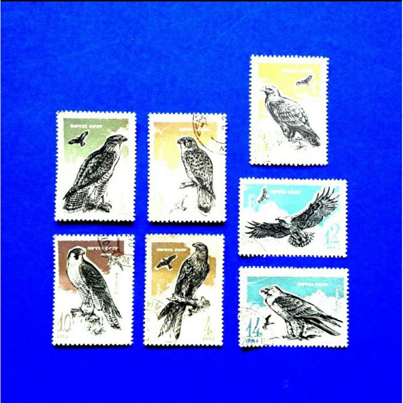 

Prangko Russia BiIRDS.