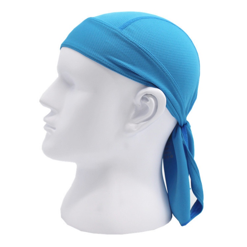 Sports Headband Bandana Olahraga Kain sutra es bermutu tinggi Cepat Kering Bersepeda Luar Ruangan Topi Bajak Laut Gaya Hiphop