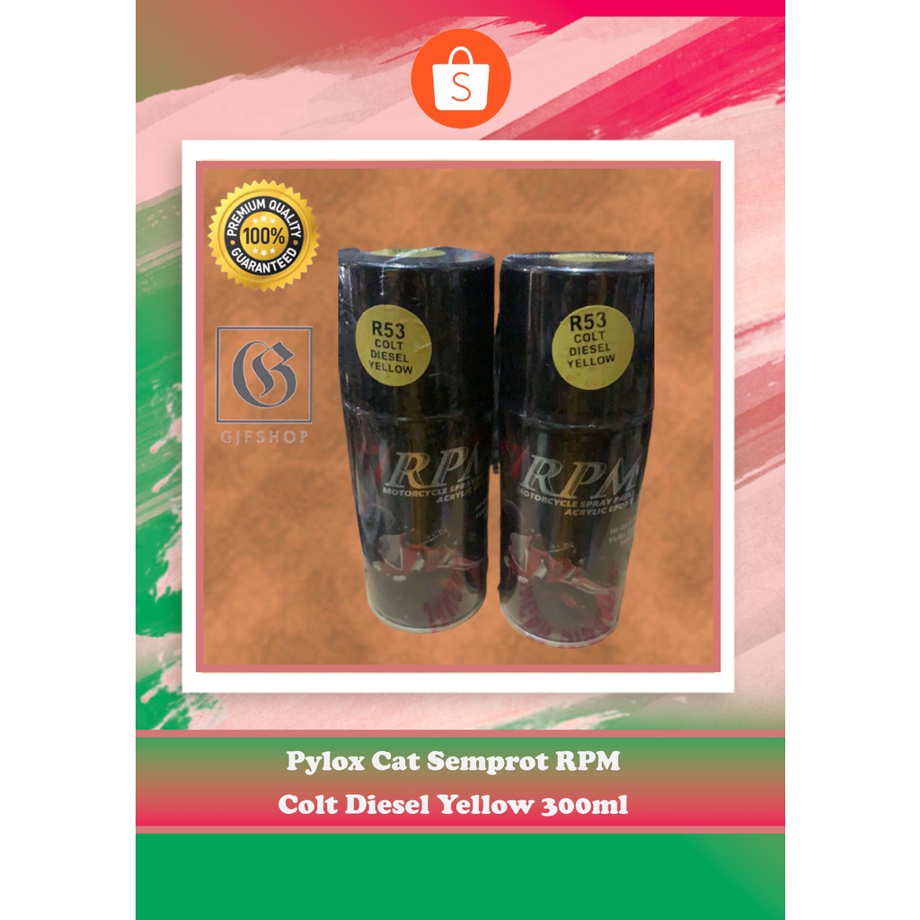 Pylox Cat Semprot RPM Colt Diesel Yellow 300ml