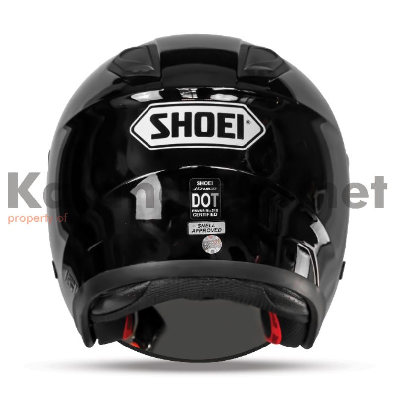 Helm Shoei J-cruise Black Kyt kyoto Clone Basic DYR paket ganteng