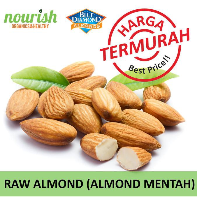 

Chasback Almond Mentah Kupas Utuh Dengan Kulit Ari 1 Kg (Raw Whole Almond) Terlaris