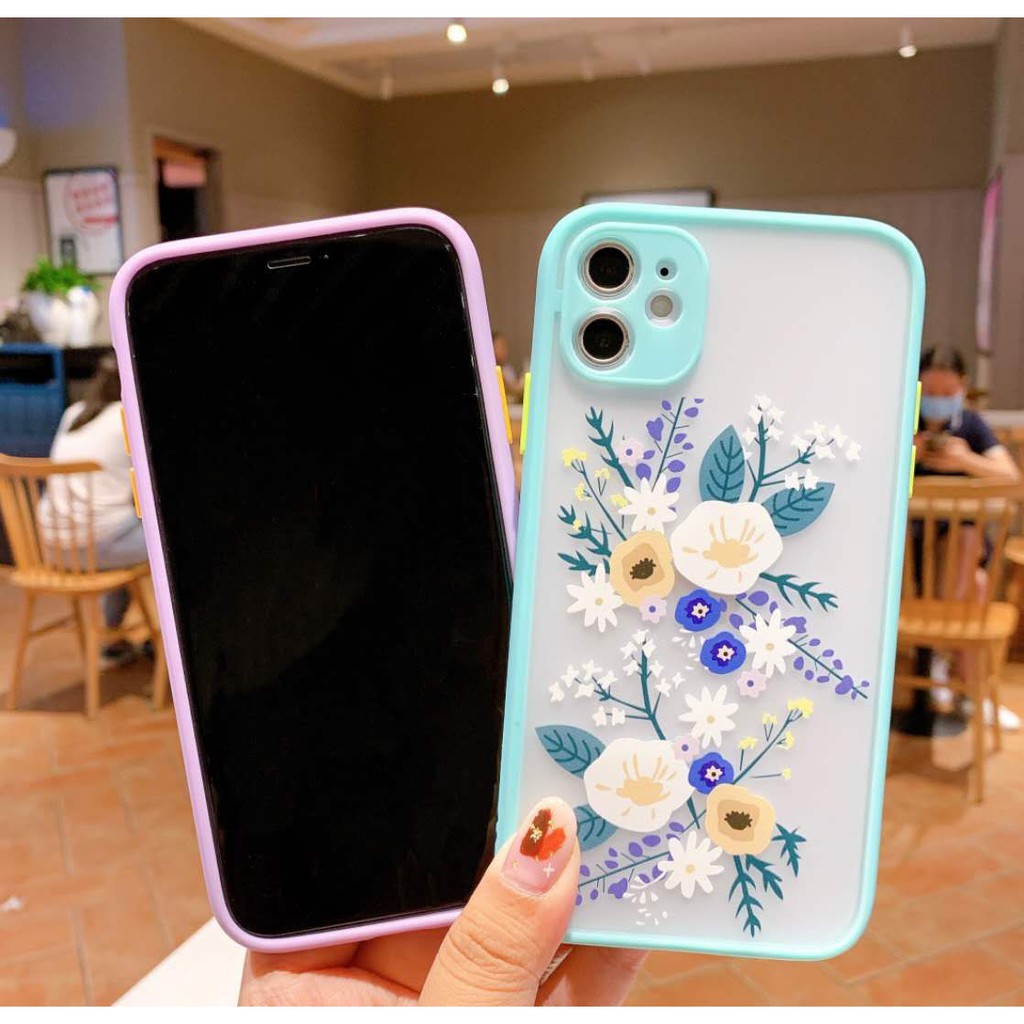 Soft Case Bahan Tpu Motif Bunga Untuk Iphone 11 Pro Max X Xs Max Xr 8 7 Plus Se2020