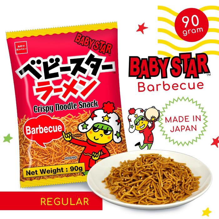 

Baby Star - Oyatsu Crispy Noodle Snack 90g (Barbecue Flavour) - BARBEC