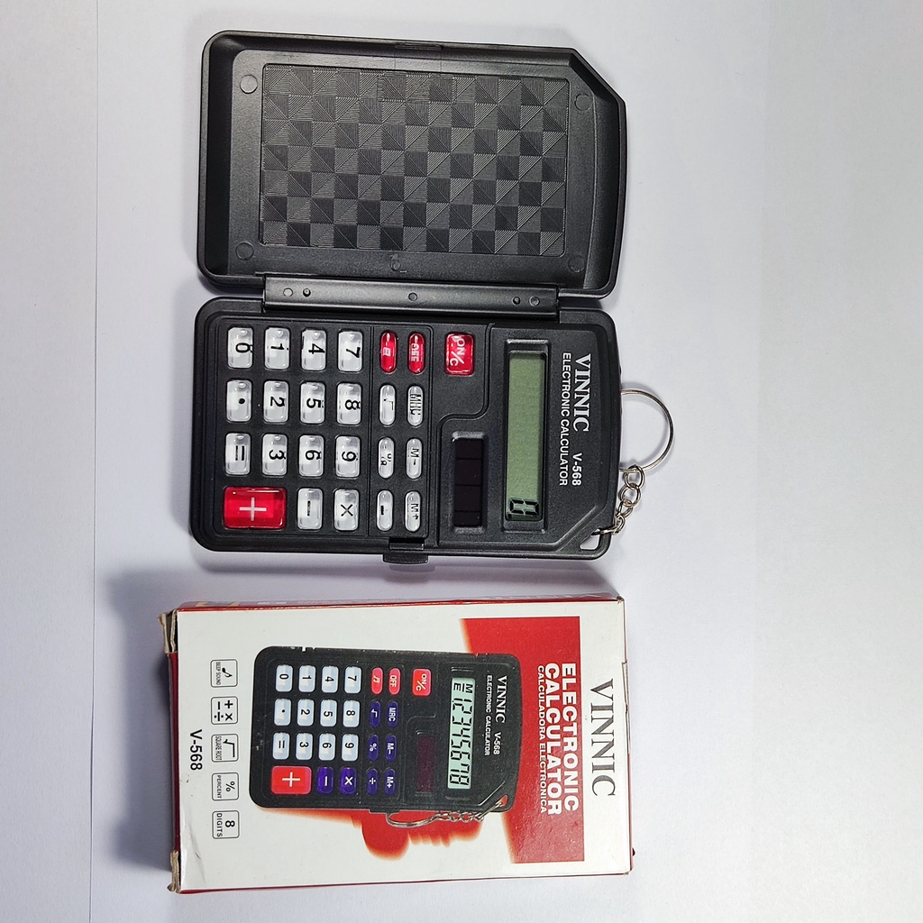 

Kalkulator Original murah bagus Awet 0568 8 digit model Flip