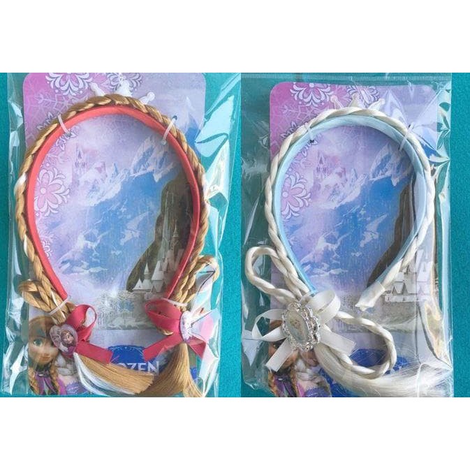 BANDO RAMBUT KEPANG FROZEN ANNA ELSA Baju Anak Import B Diskon