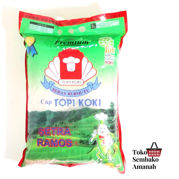

gr20111r Beras Topi Koki 5Kg Sv012Ss