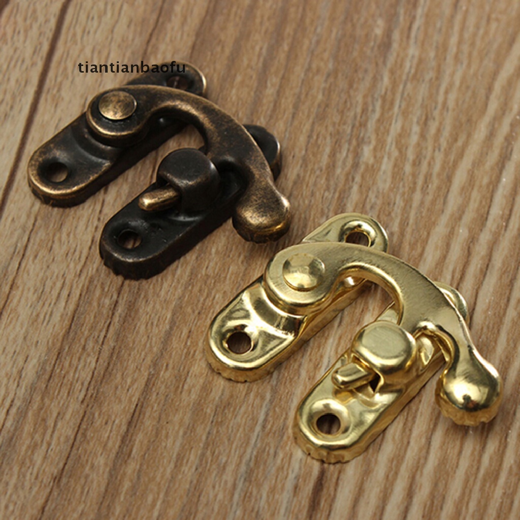 5 Pcs Kunci Pengait Kotak Perhiasan Antik Bahan Logam 5pcs / set Cincin Antik Bahan Metal