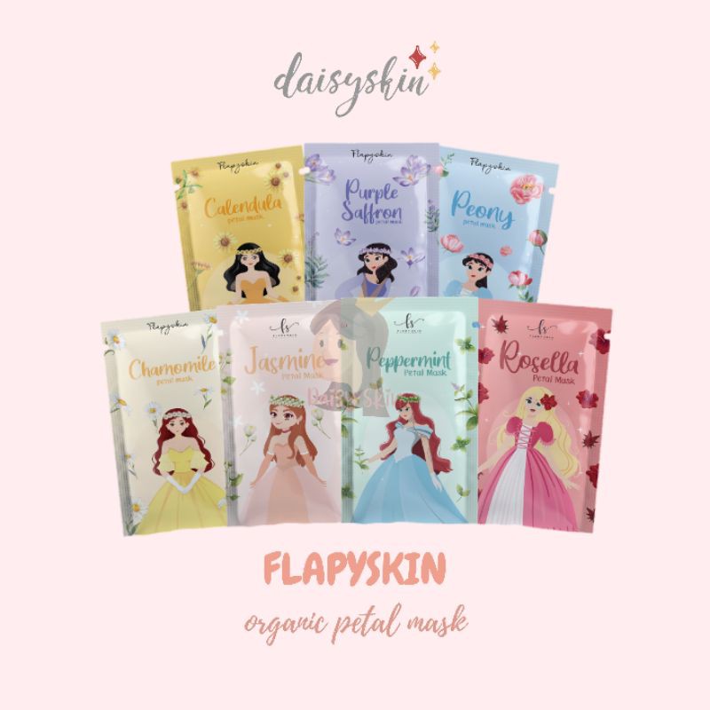 (DISTRIBUTOR RESMI)  Masker Petal Flapyskin 20gram [BELI 3 FREE GIFT]